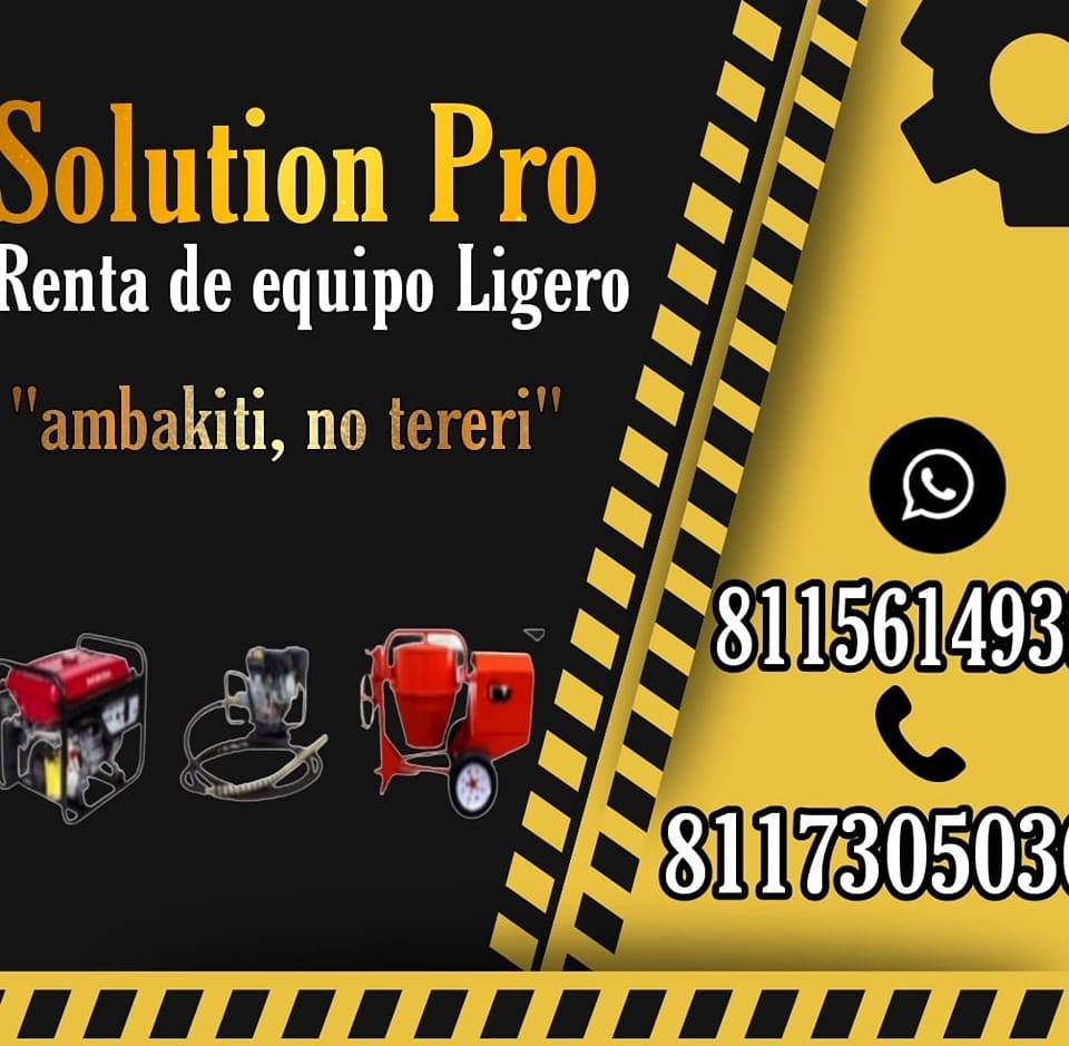 Renta equipos ligeros CDMX