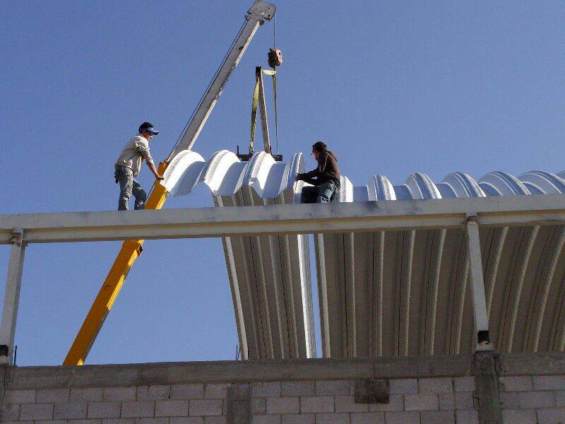 Instalación de techos de aceros inoxidables CDMX