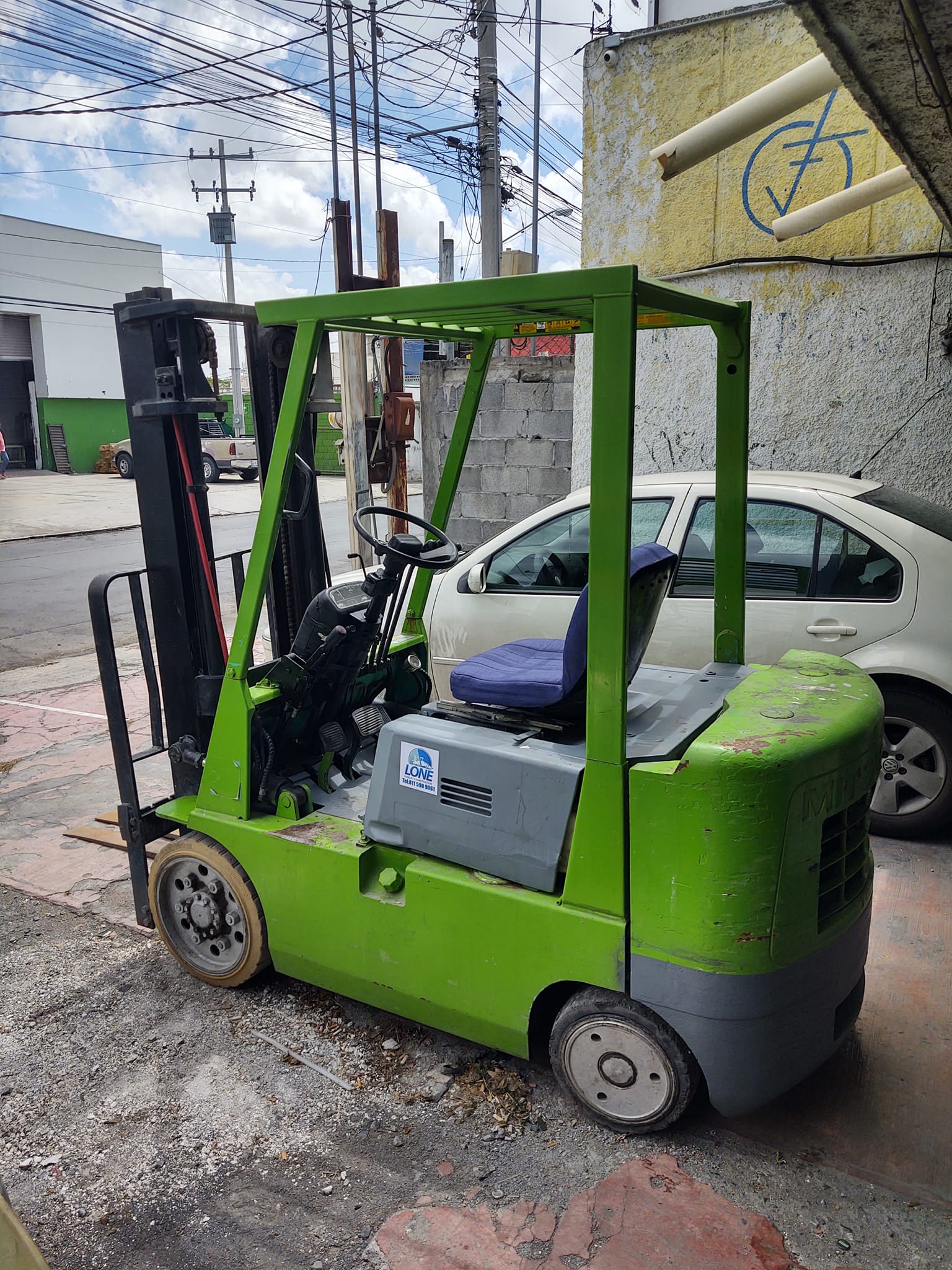 Montacargas verdes CDMX