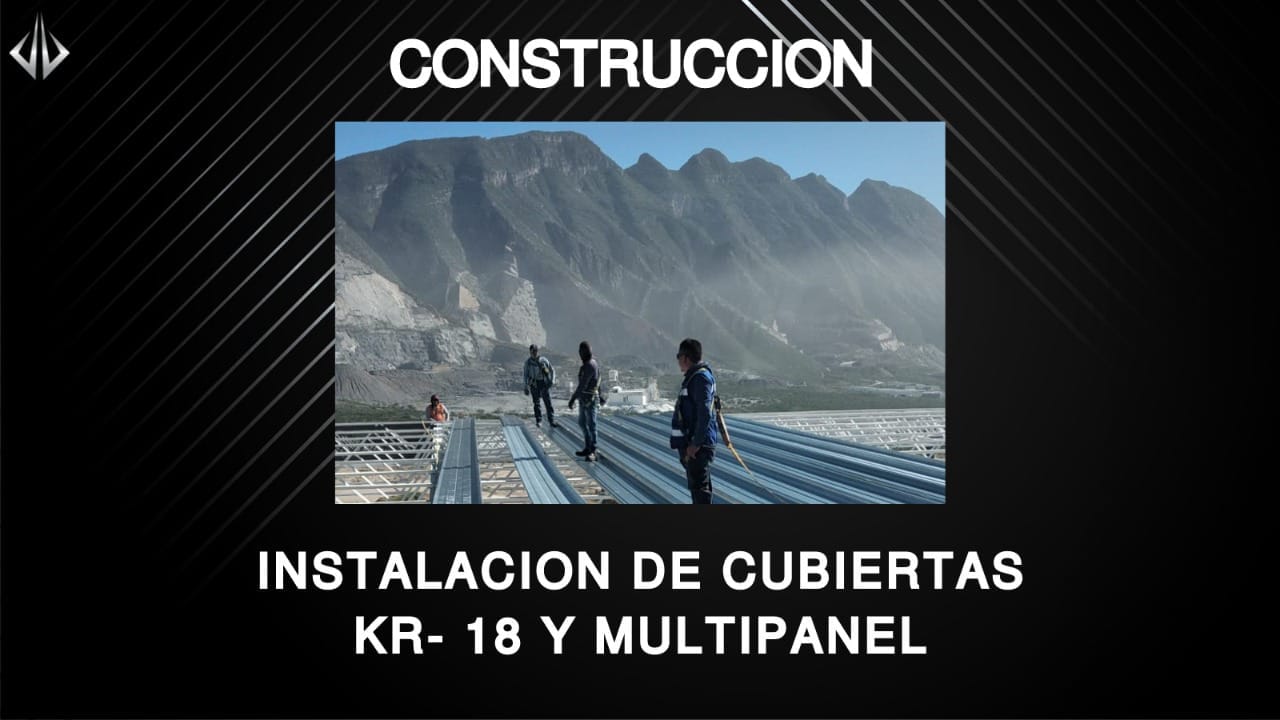 Cubierta KR-18 y multipanel CDMX