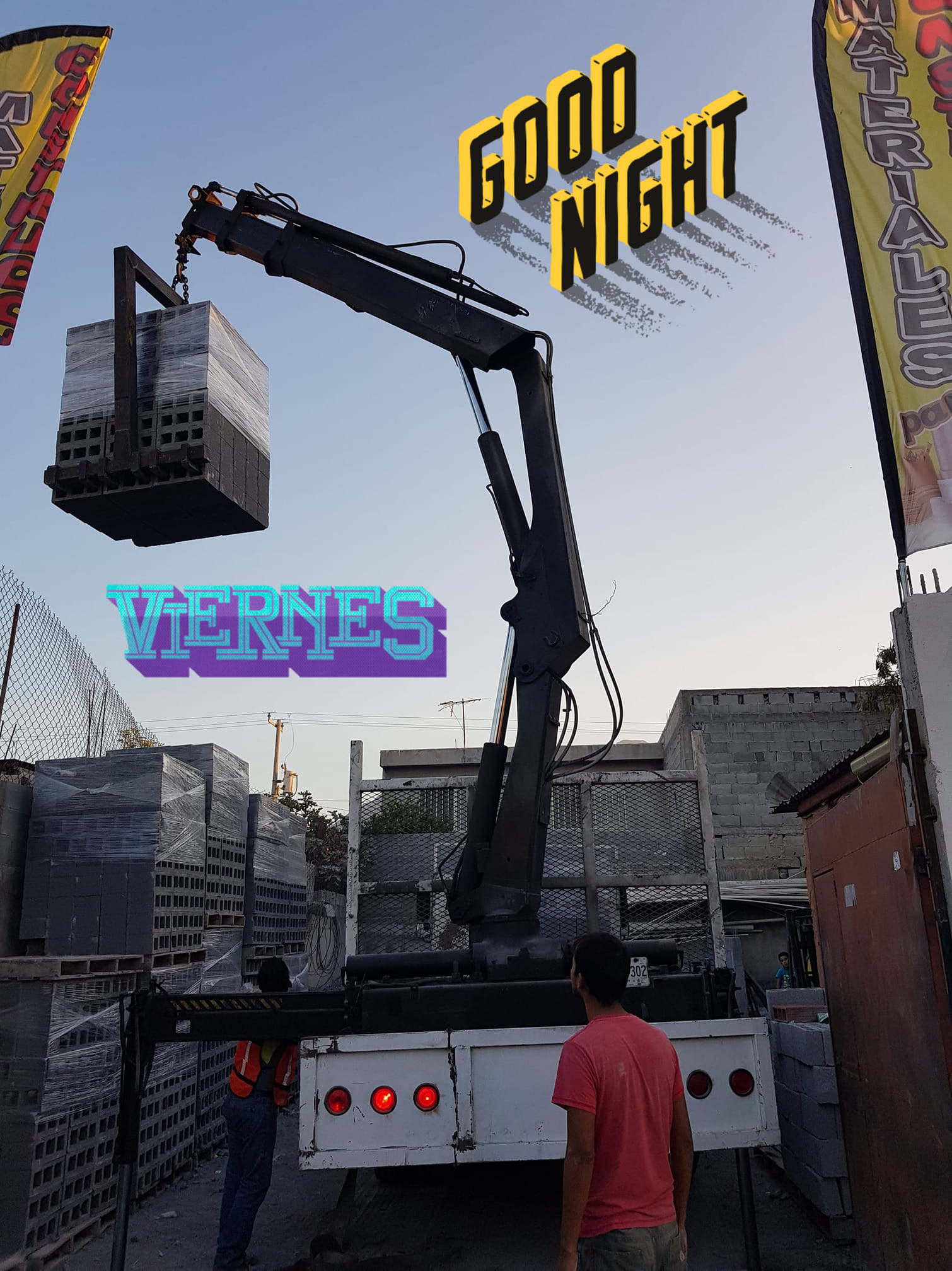 Grúa de bloques CDMX