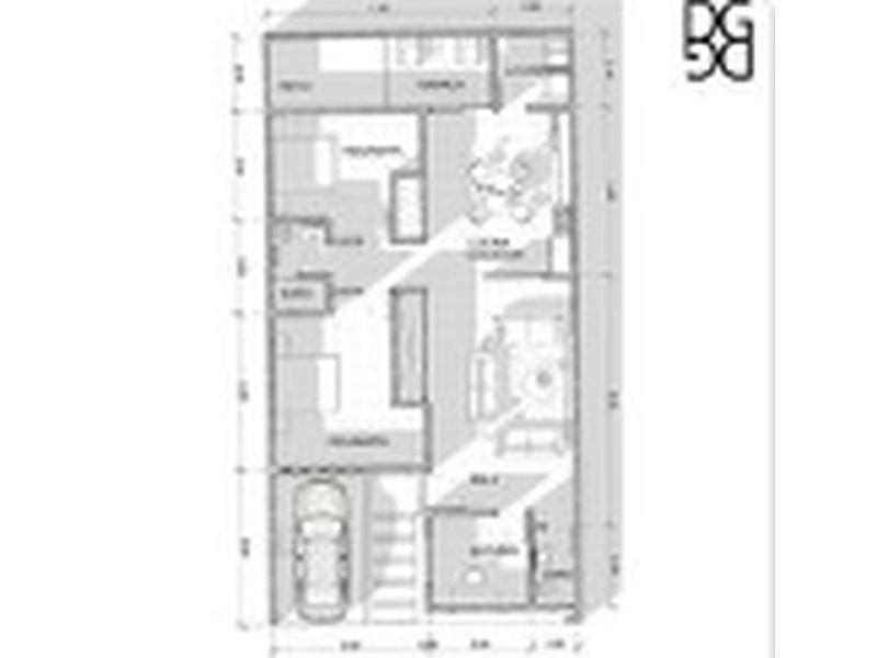 Planificación de obra civil de una quinta México DG ESTUDIO ARQUITECTURA