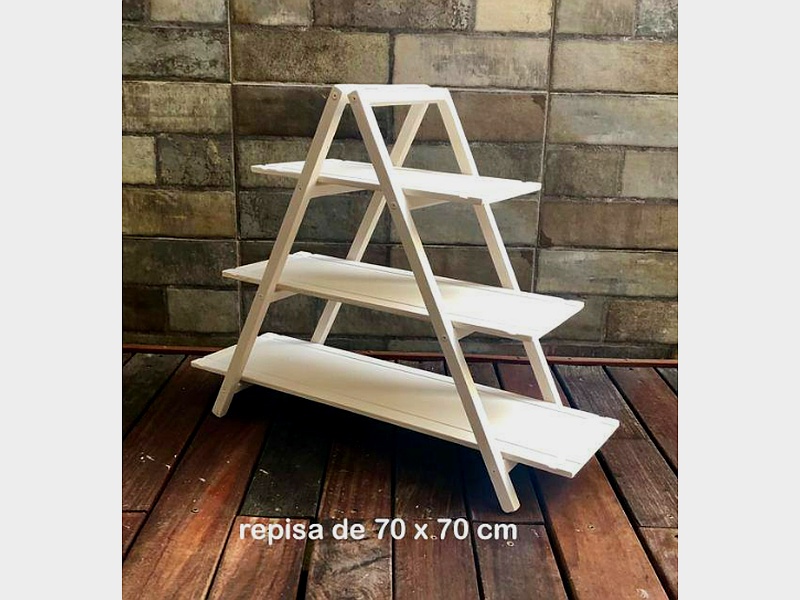 mueble para libros madera blanco México