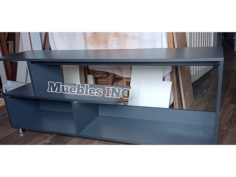 Mueble para Tv gris Mexico Muebles INO Mayoreo y Menudeo