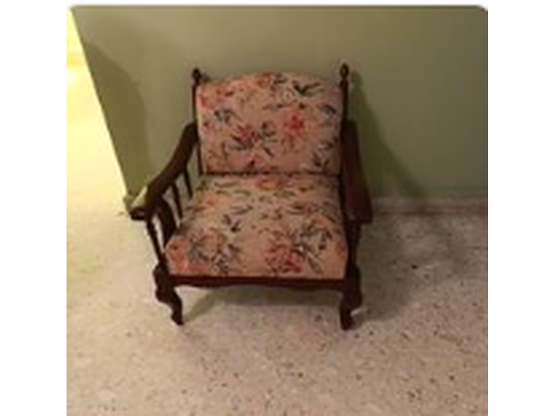 Muebles, sillón de diseño floral México COMPRA Y VENTA DE MUEBLES USADOS MONTERREY
