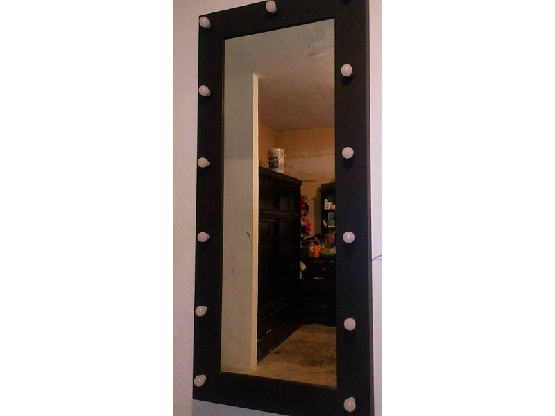 Espejo negro México Vanitys y muebles económicos
