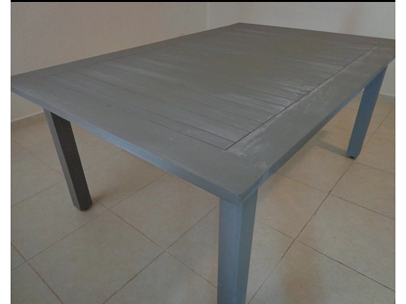 Mesa Comedor Pequeña Gris México