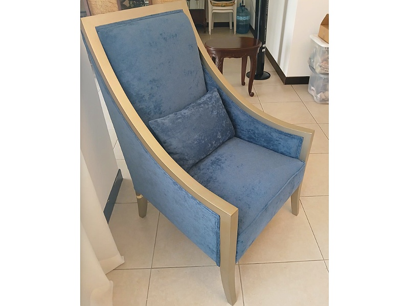 Silla de Sala Vintage Azul México
