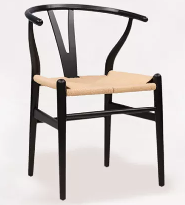 Silla Wishbone Negra Mexico