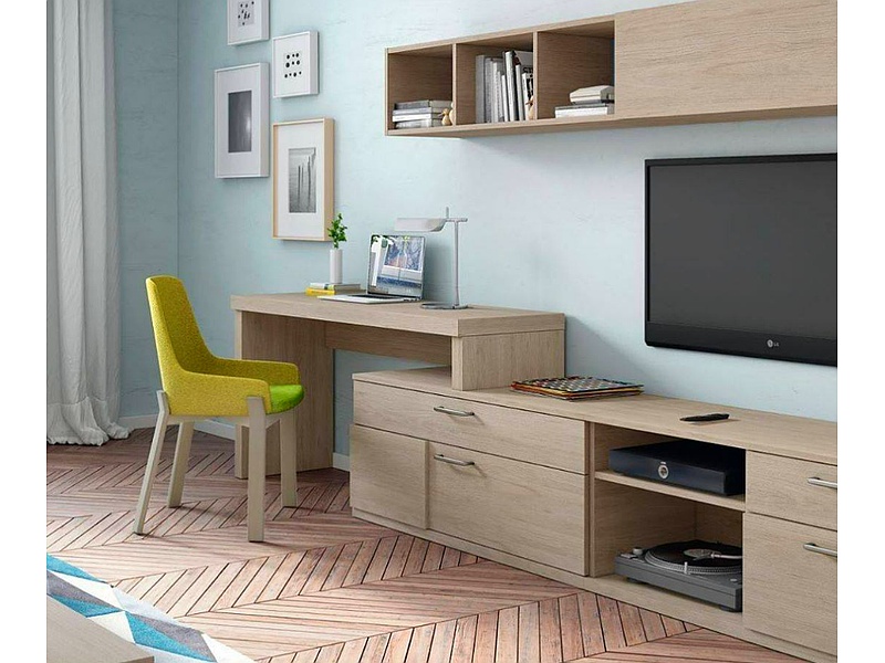 Rack tv + escritorio México HOP Muebles de oficina