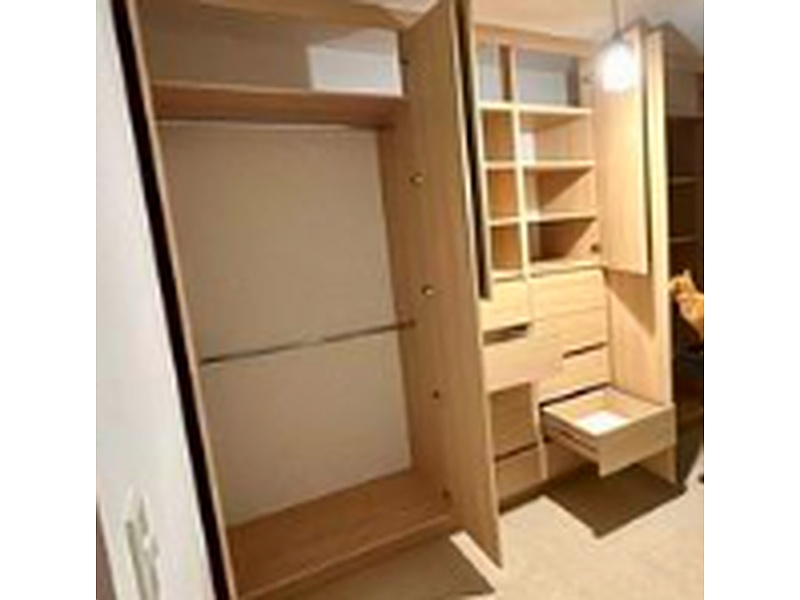 Muebles, clóset de madera café México STUKA MUEBLES