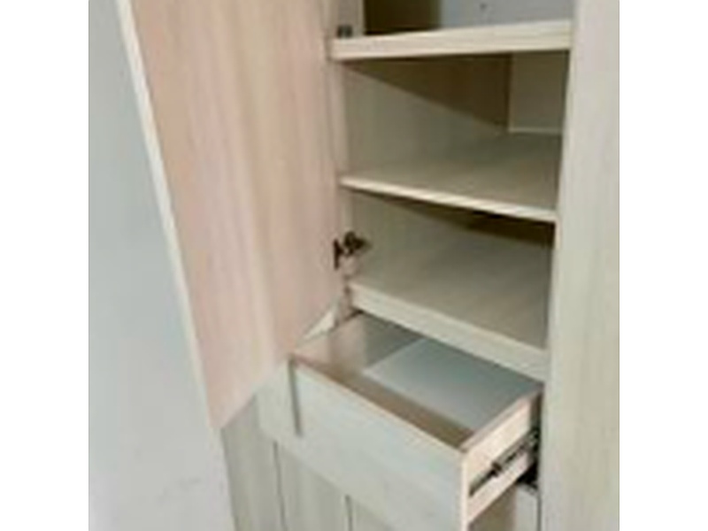 Cajonera de madera en blanco México STUKA MUEBLES