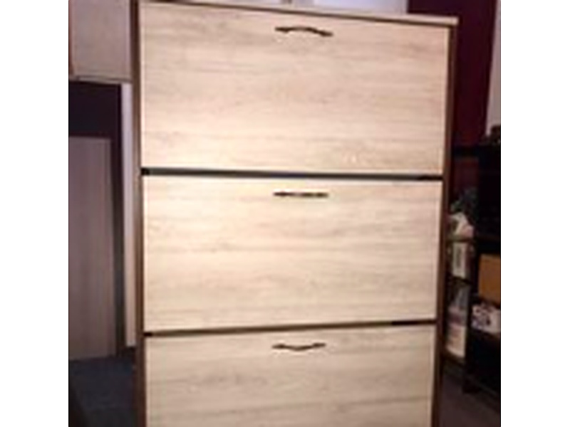 Velador de madera con cajones México STUKA MUEBLES