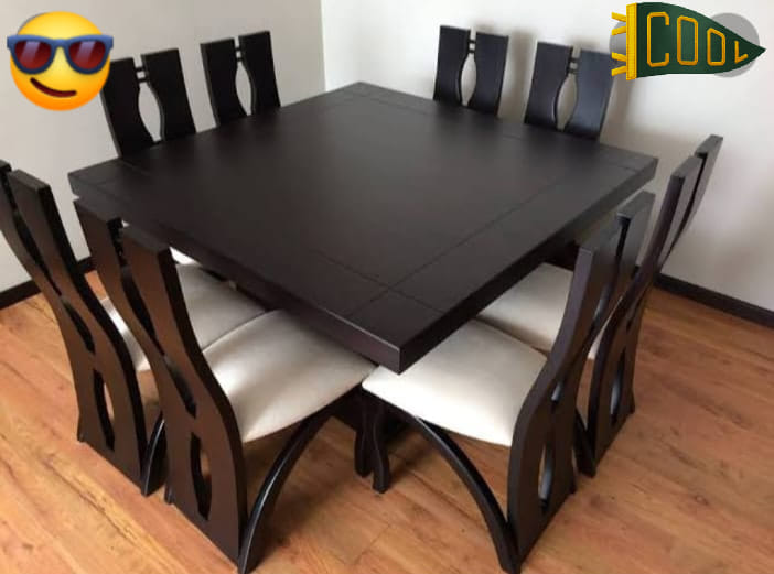 Mesas de comedor de vidrio y madera, Mexico