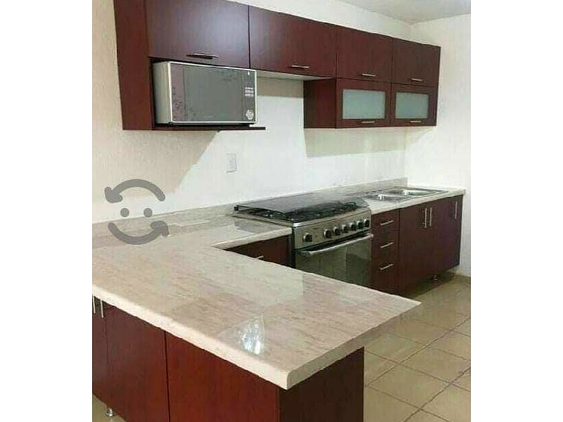 Mueble de Cocina Caoba Blanco México