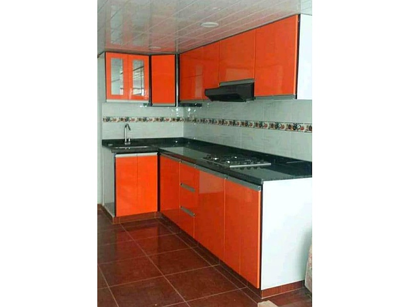 Mueble de Cocina Naranja México