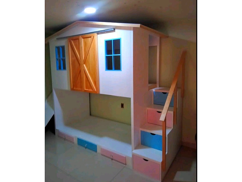 cama de niña litera México Muebles A.L. Design
