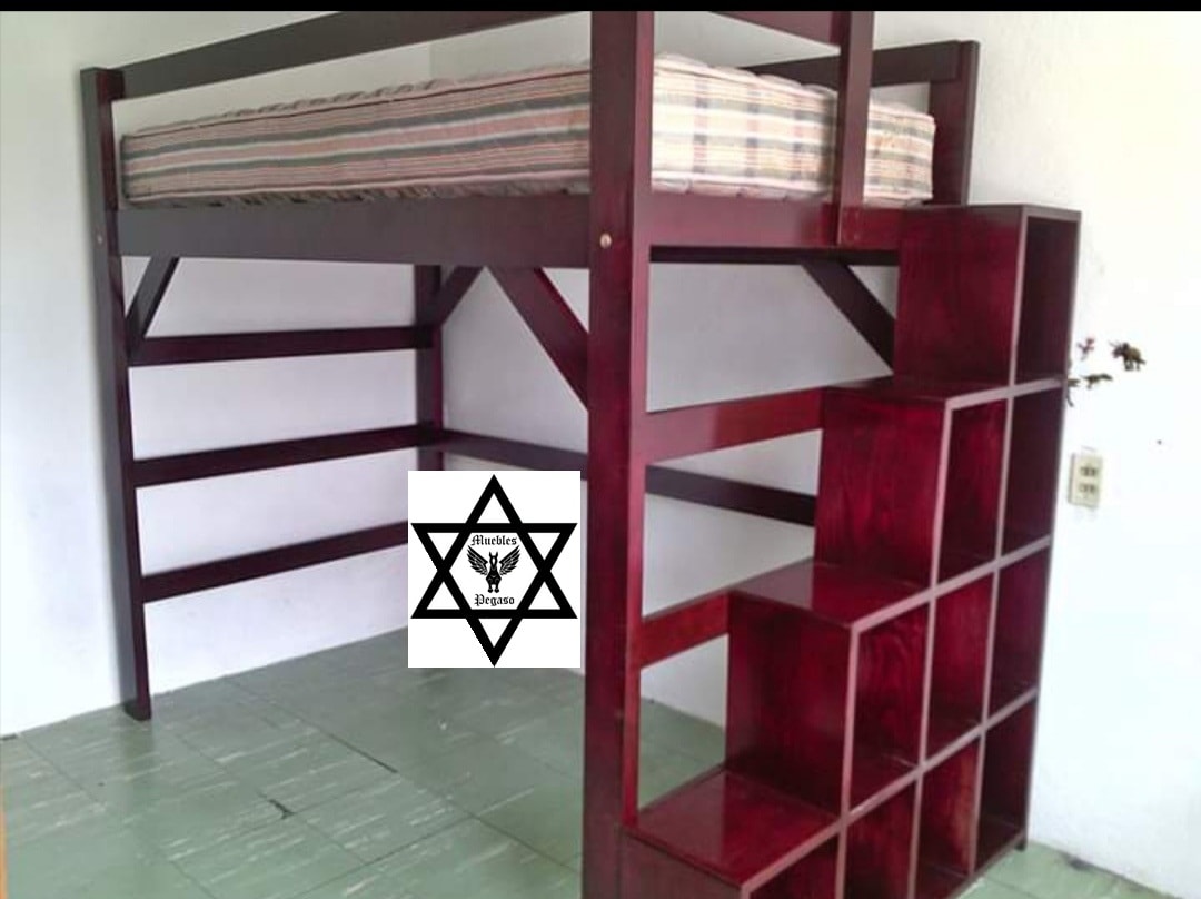 Cama Moderna de Madera México