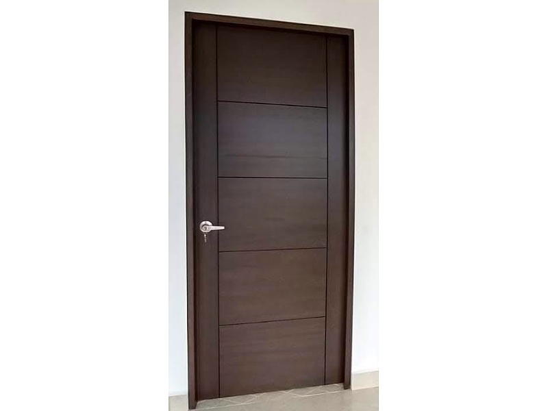 Puerta en melamina color chocolate Mexico Muebles zamora