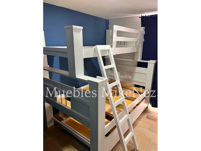 Cama litera de madera México