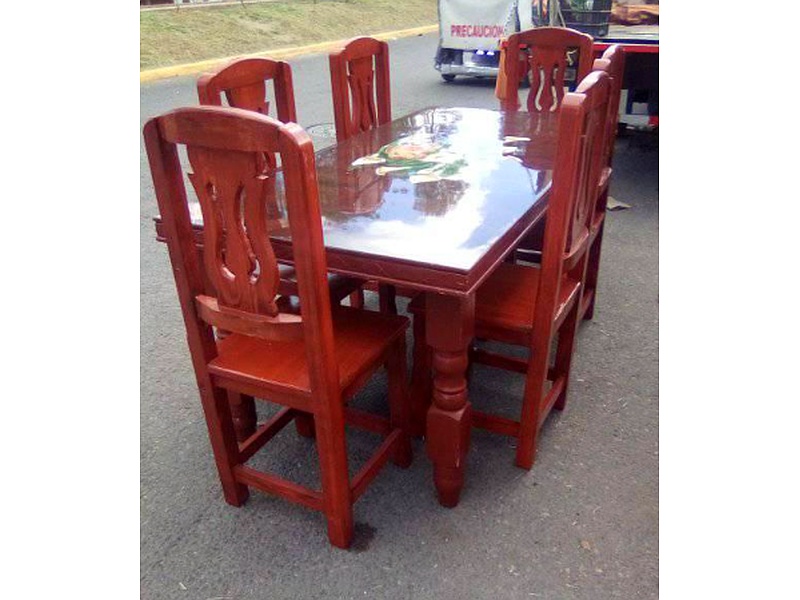 comedor de madera Morelos Muebles PEGR