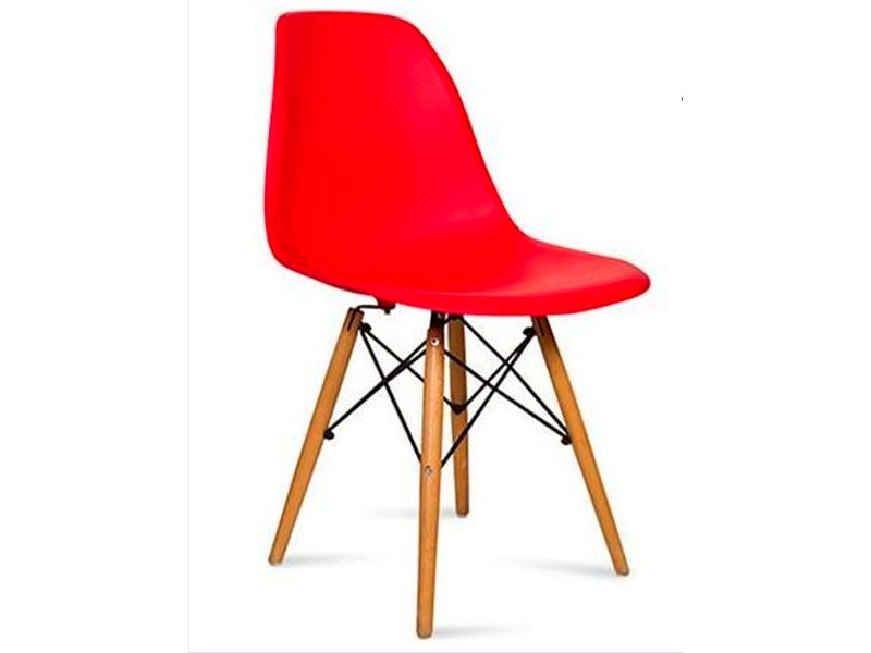 Silla Eames rojo Querétaro Muebles André