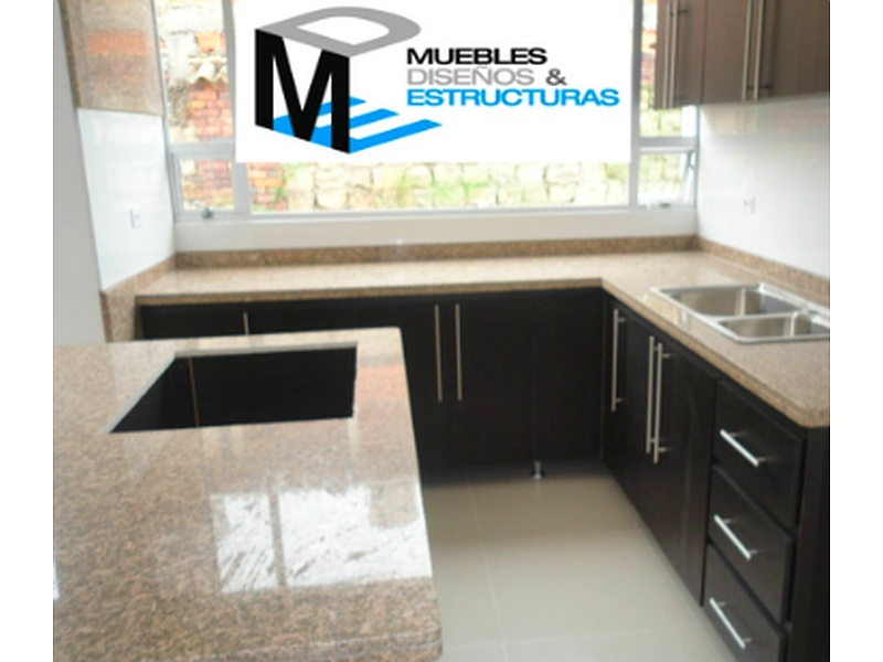 Mueble cocina madera Negro Mexico