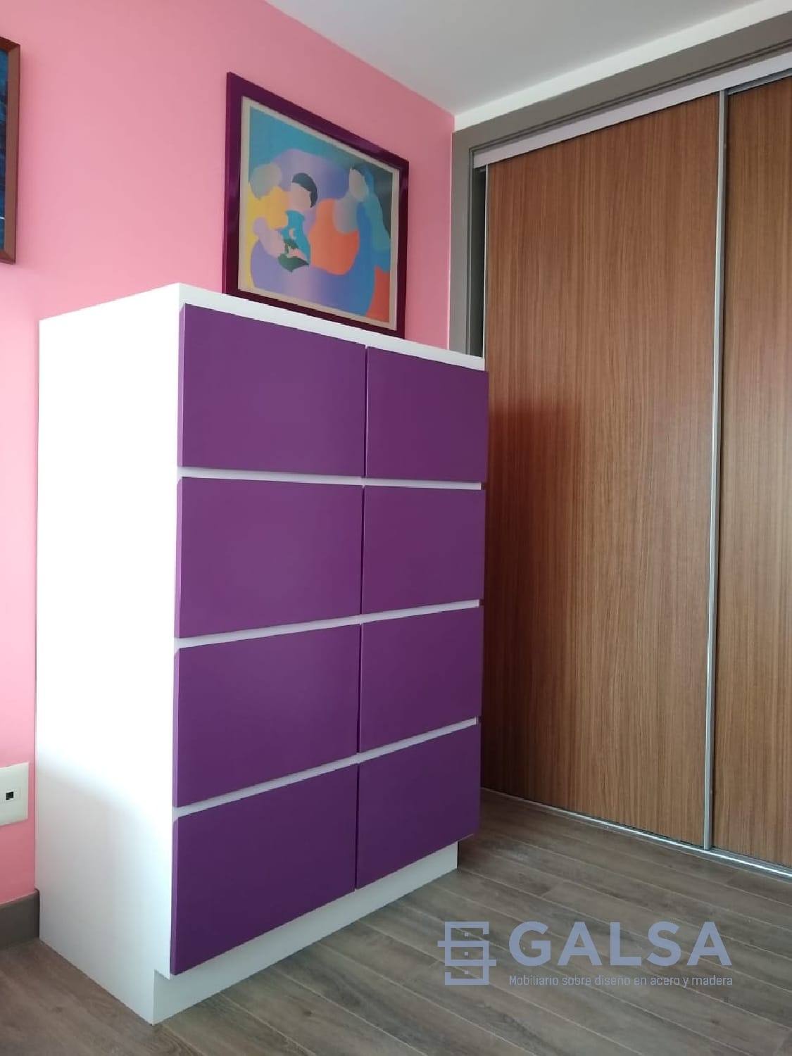Muebles color morado Mexico 