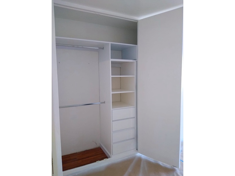 closet empotrado color blanco GALSA CDMX 