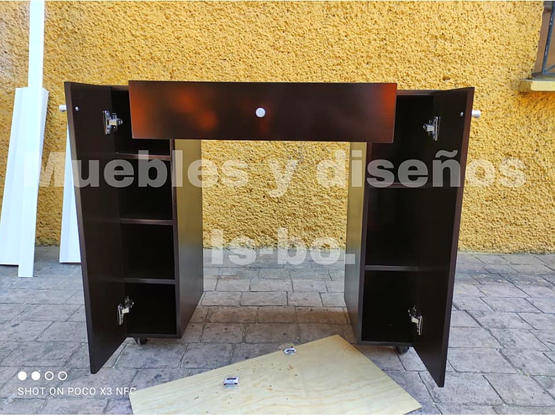 Escritorio en Madera Color Negro México