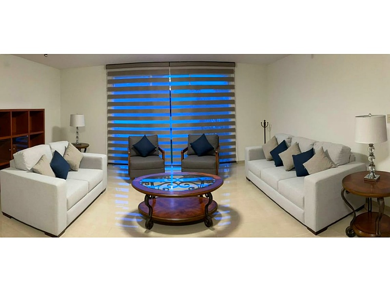 juego de living beige México Muebles Tres Palacios