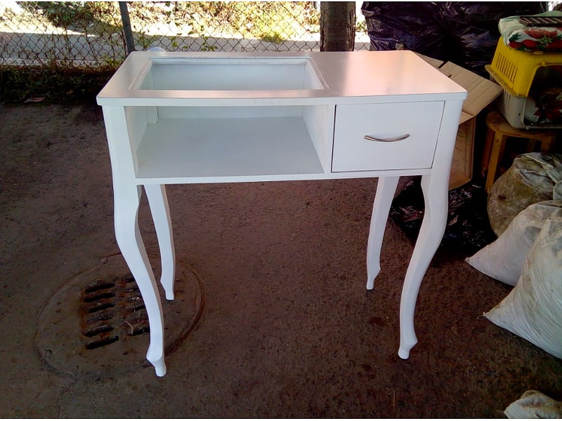 Mueble recibidor color blanco México