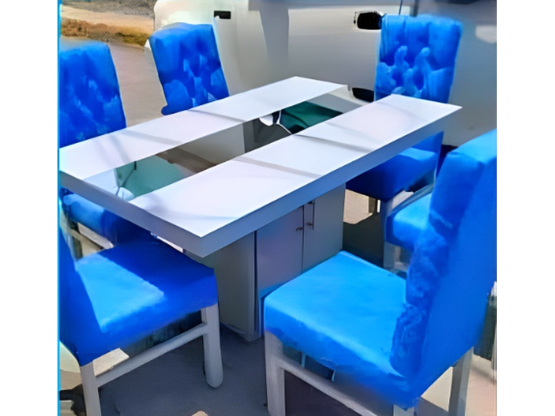 Juego de comedor azul México