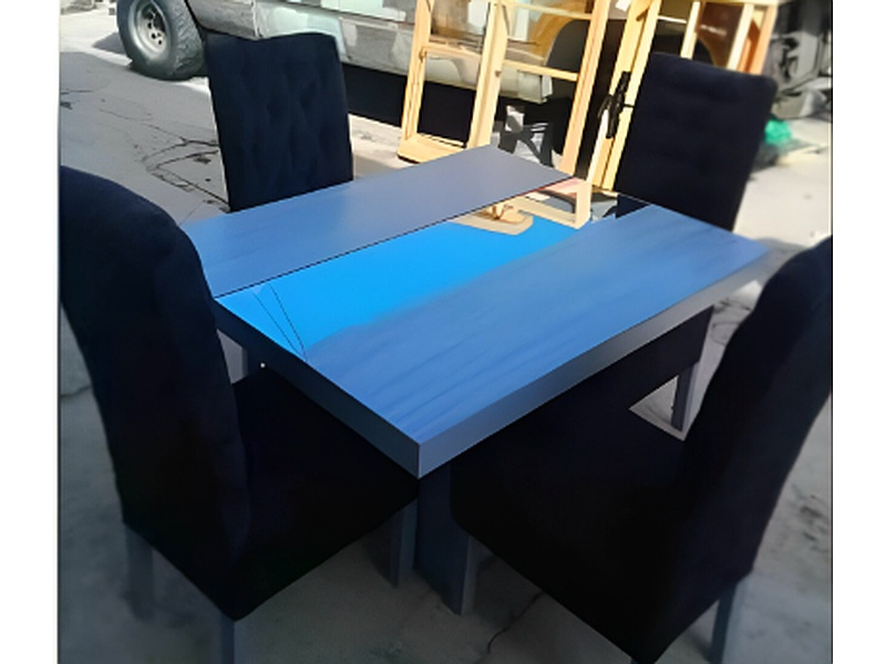 Juego de comedor Negro con plomo México