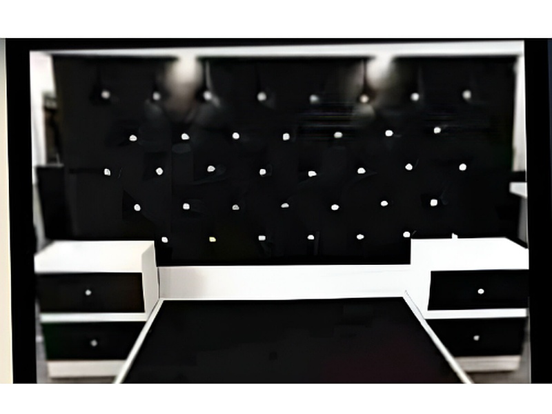 Cama negro con blanco México