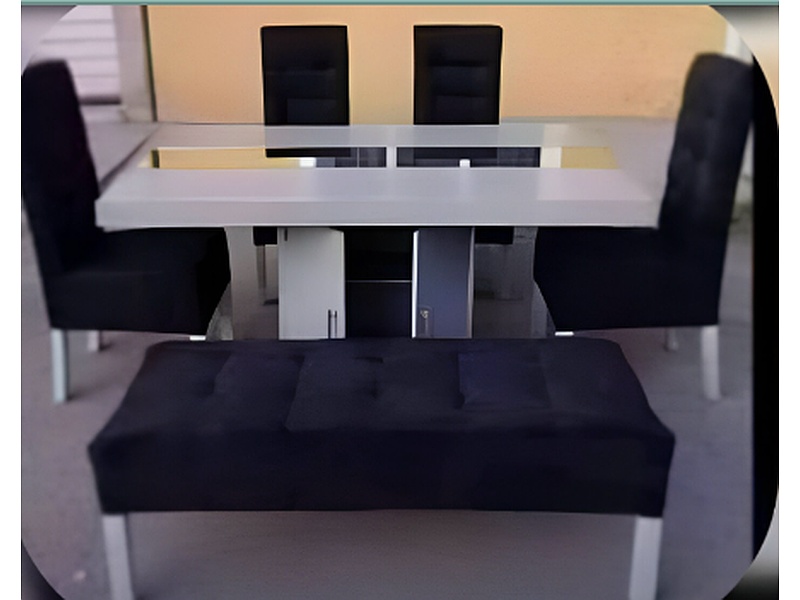 Juego de comedor negro México