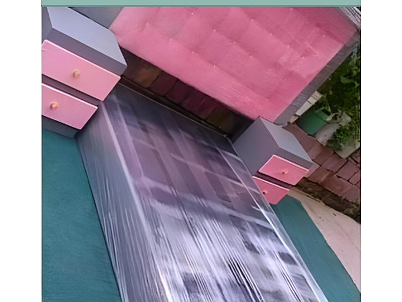 Cama gris con rosa México