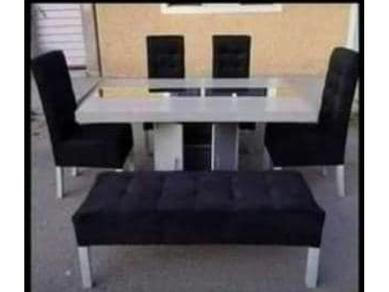 Juego de comedor oscuro México 
