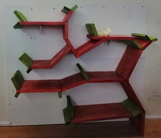 Repisa madera árbol México Muebles Papi