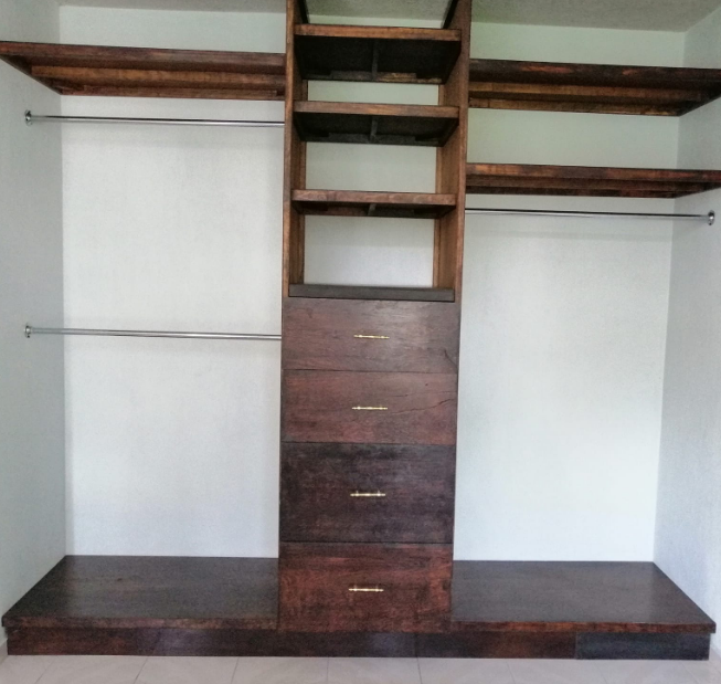 Closet madera Chiapas Muebles Papi