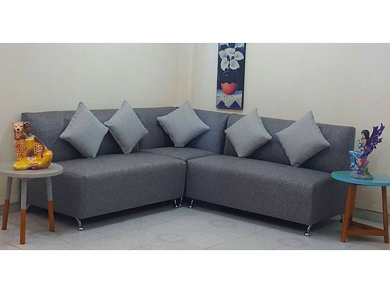sofá gris CDMX Muebles Provensales VENTA