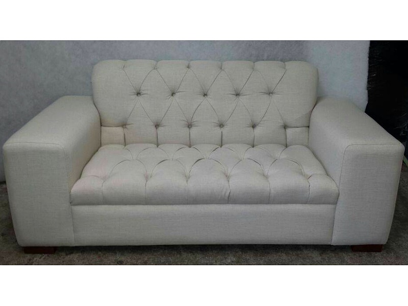 sofá blanco CDMX Muebles Provensales VENTA