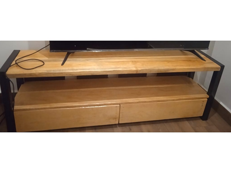 Mueble para Tv café con negro Mexico