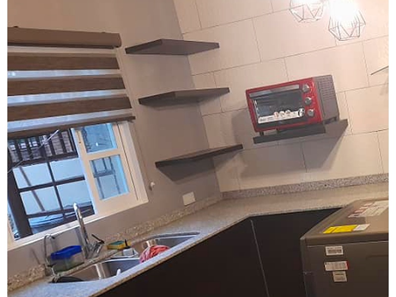Estanteria cocina sala Muebles Negros Mexico