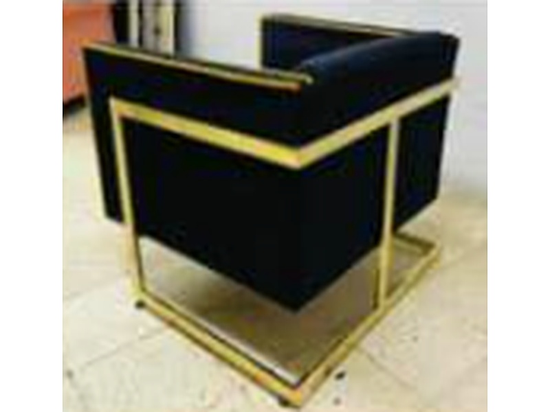 SILLON DE METAL COLOR NEGRO MEXICO