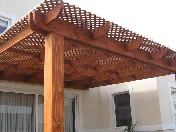 Pergola Madera Mexico Aluminio & glass 