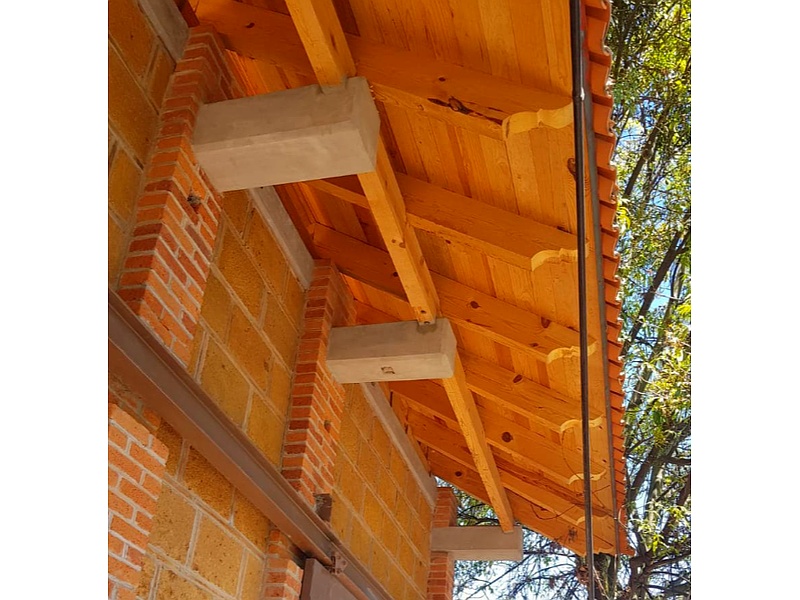 Vigas madera México 