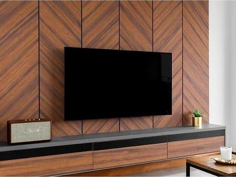 Mueble para sala de Televisión Caoba México