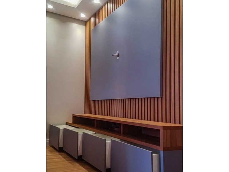 Mueble para sala de Televisión Café Gris México