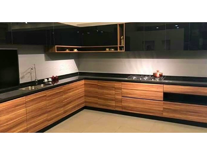 Mueble de Cocina Negro Nogal México